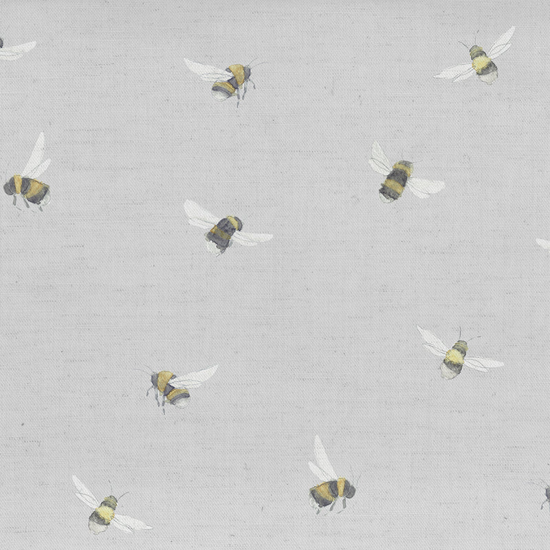 Busy Bees Printed Fabric Sample Swatch Bees