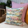 Animal Pink Cushions - Buttermere Outdoor Square Polyester Filled Cushion Multicolour Voyage Maison