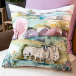 Animal Pink Cushions - Buttermere Outdoor Square Polyester Filled Cushion Multicolour Voyage Maison