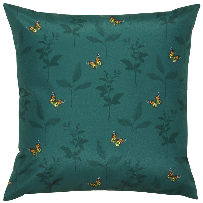 Evans Lichfield Butterfly Outdoor Cushion Cover in Duck Egg