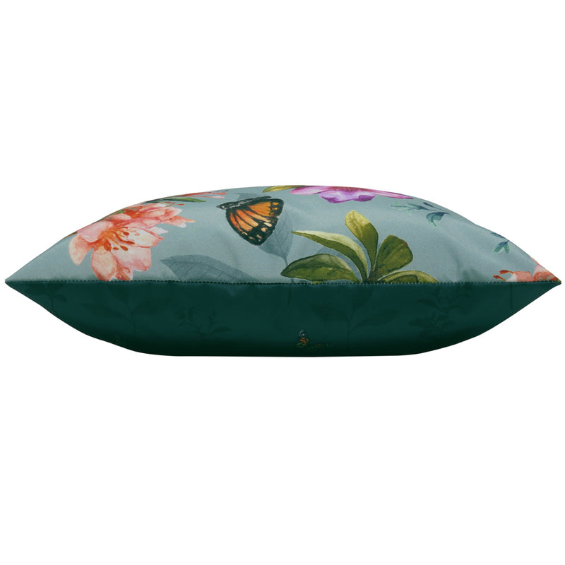 Evans Lichfield Butterfly Outdoor Cushion Cover in Duck Egg