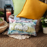 Animal Pink Cushions - Buttermere Outdoor Polyester Filled Cushion Multicolour Voyage Maison