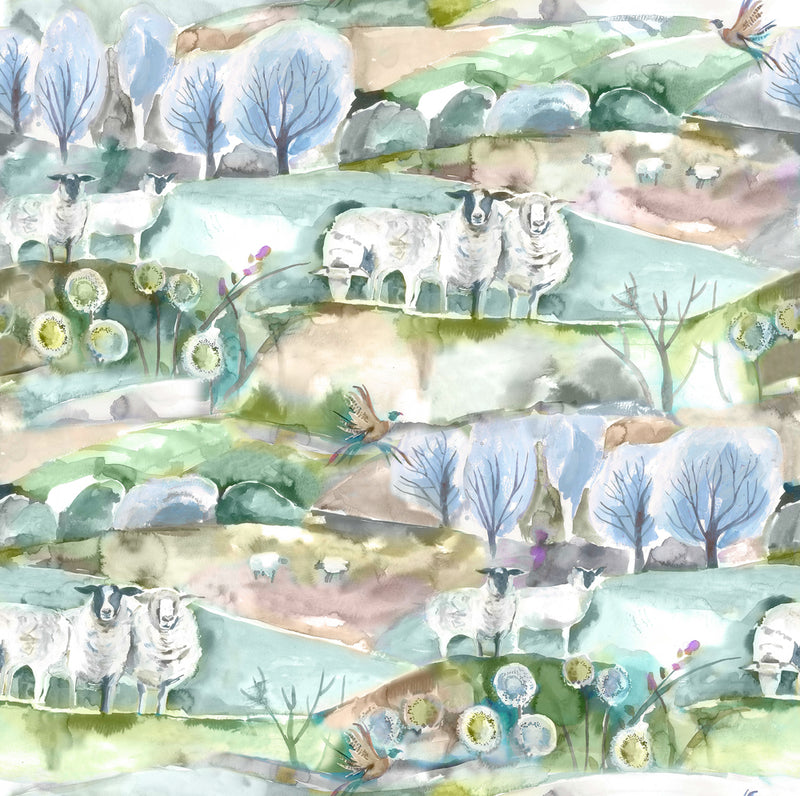 Buttermere Wallpaper Sample Sage