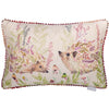 Animal Pink Cushions - Buttons & Ginger Printed Cushion Cover Linen Voyage Maison