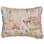 Voyage Maison Buttons & Ginger Small Printed Cushion Cover in Linen