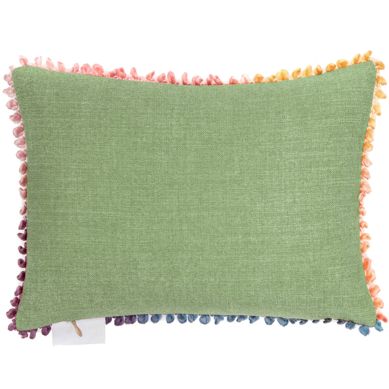 Voyage Maison Buttons & Ginger Small Printed Cushion Cover in Linen