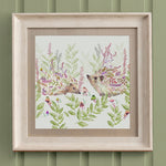 Voyage Maison Buttons & Ginger Framed Print in Birch/Ginger Linen