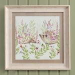 Voyage Maison Buttons & Ginger Framed Print in Birch/Ginger Linen