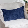 Evans Lichfield Buxton Rectangular Cushion Cover in Navy