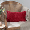 Evans Lichfield Buxton Rectangular Cushion Cover in Red