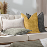 Evans Lichfield Buxton Cushion Cover in Ochre