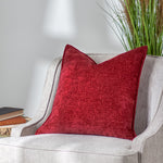 Evans Lichfield Buxton Cushion Cover in Red