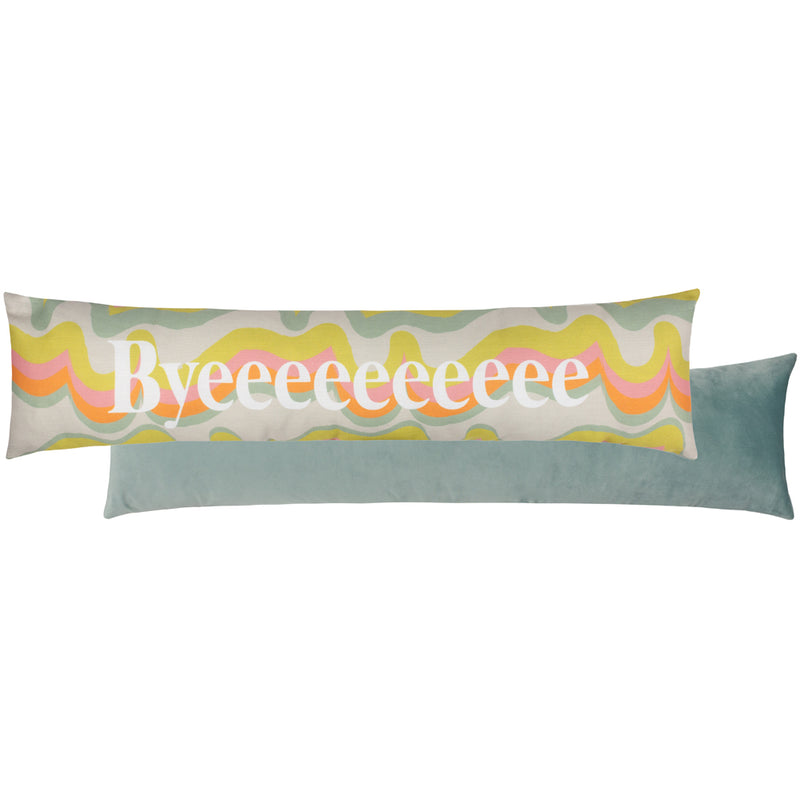 Heya Home Byeeeeee Draught Excluder in Blue Smoke