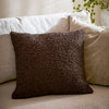 Plain Brown Cushions - Cabu Chunky Boucle Cushion Cover Chocolate Yard