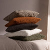 Plain Orange Cushions - Cabu Chunky Boucle Cushion Cover Ginger Yard