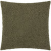 Plain Green Cushions - Cabu Chunky Boucle Cushion Cover Khaki Yard