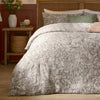 Woodland Brown Bedding - Cademuir Reversible 100% Cotton Muslin Duvet Cover Set Nut Voyage Maison
