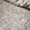 Woodland Brown Bedding - Cademuir Reversible 100% Cotton Muslin Duvet Cover Set Nut Voyage Maison