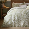 Woodland Green Bedding - Cademuir Reversible 100% Cotton Muslin Duvet Cover Set Sage Voyage Maison