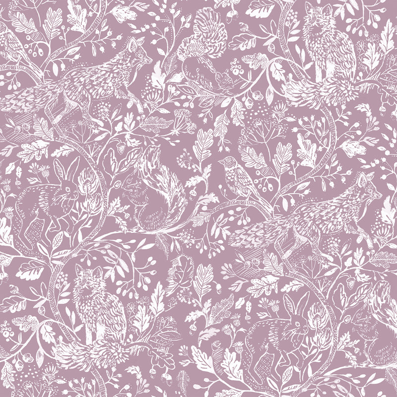 Cademuir Wallpaper Sample Mauve