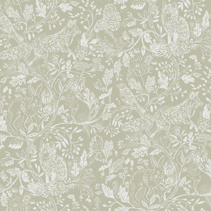 Voyage Maison Cademuir 1.4m Wide Width Wallpaper in Sage