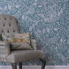 Voyage Maison Cademuir Sea 1.4m Wide Width Wallpaper in Thistle