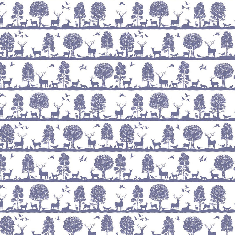 Voyage Maison Cairngorms Printed Cotton Fabric in Juniper