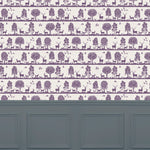 Voyage Maison Cairngorms 1.4m Wide Width Wallpaper in Damson