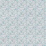 Floral Blue Fabric - Cala Printed Cotton Fabric (By The Metre) Marine Voyage Maison