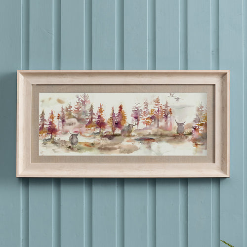 Voyage Maison Caledonian Forest Framed Print in Birch/Plum