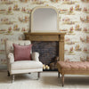 Voyage Maison Caledonian Forest 1.4m Wide Width Wallpaper in Plum