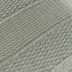 Yard Caliche Textured Tasselled Cushion Cover in Eucalyptus