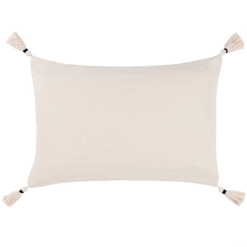 Yard Caliche Textured Tasselled Cushion Cover in Natural