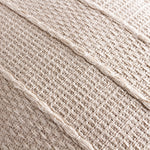 Yard Caliche Textured Tasselled Cushion Cover in Natural