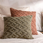 Yard Calvay Cushion Cover in Baked Earth