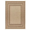 Striped Beige Rugs - Camber Jute Effect Indoor/Outdoor Rug Natural Yard