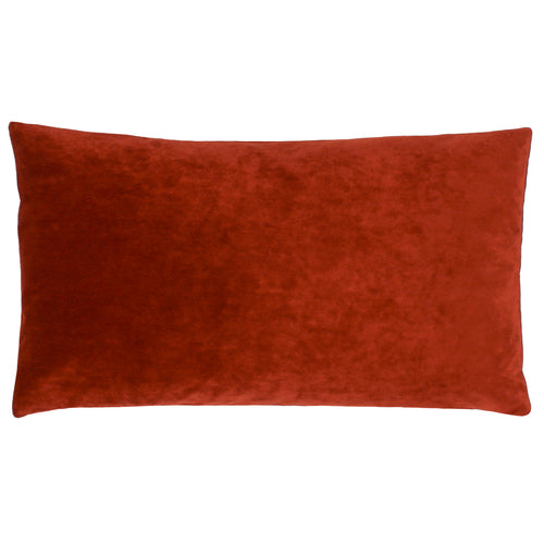 furn. Camden Micro-Cord Corduroy Cushion Cover in Burnt Brick