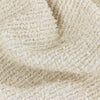 Plain Cream Throws - Candar Textured Boucle Throw Ecru Yard