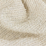 Plain Cream Throws - Candar Textured Boucle Throw Ecru Yard