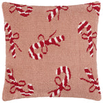  Cushions - Candy Canes  Cushion Cover Pink/Red Furn