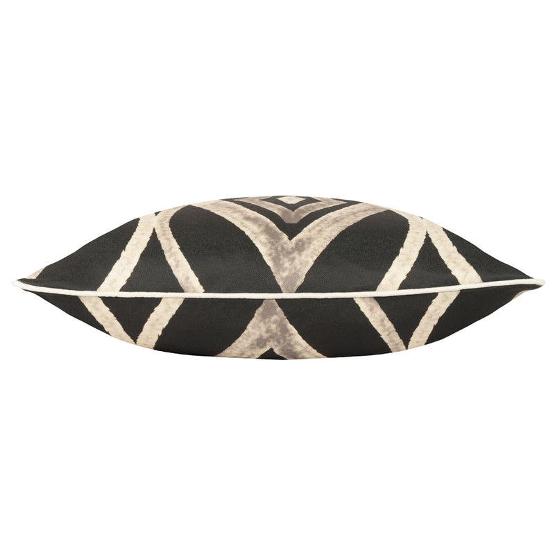 Wylder Cape Ikat Cushion Cover in Black