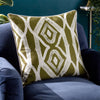 Wylder Cape Ikat Cushion Cover in Moss