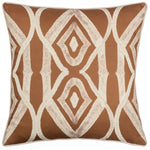 Wylder Cape Ikat Cushion Cover in Rust