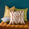 Wylder Cape Ikat Cushion Cover in Rust