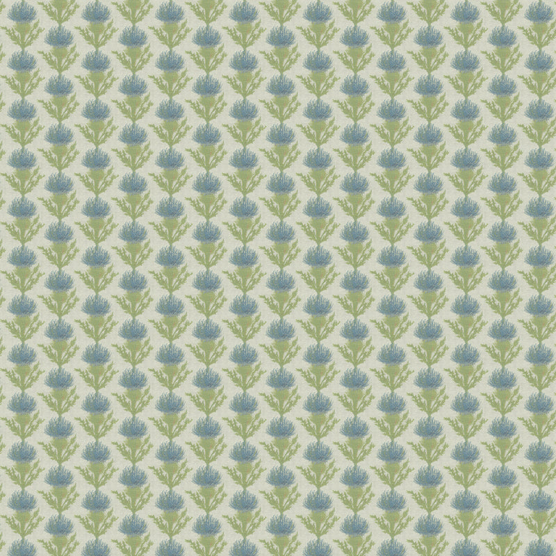 Voyage Maison Cardo Woven Jacquard Fabric in Aqua