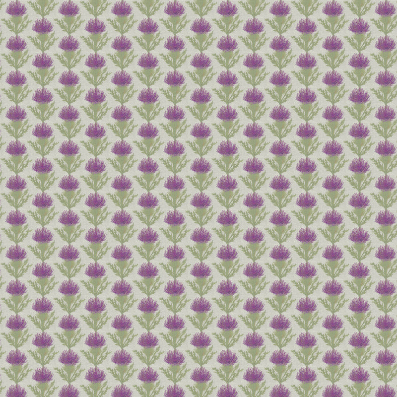 Voyage Maison Cardo Woven Jacquard Fabric in Damson