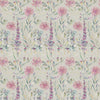 Floral Pink Fabric - Carneum Printed Cotton Fabric Sorbet Voyage Maison