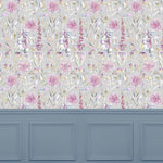 Voyage Maison Carneum 1.4m Wide Width Wallpaper in Raspberry