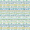 Striped Green Fabric - Carnival Stripe Printed Cotton Fabric Lagoon Voyage Maison