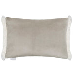 Abstract Grey Cushions - Carrara Fringed Cushion Cover Frost Additions